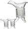 Alipis Elegant Glass Wine Cup and Decanter Kit Retro Design Whiskey Shot Glass for Parties and Gatherings