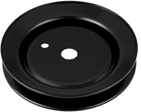 YINETTECH Umlenkrolle für Rasenmäher, flache Spannrolle, 756-1188, Durchmesser 141 mm, Höhe 24 mm, kompatibel mit MTD sitzendem Rasenmäher, Schwarz