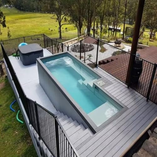 Piscine de conteneur d'expédition hors-sol 20ft 40ft piscine préfabriquée modulaire de jardin