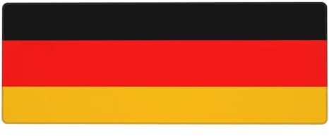 Anceky Deutschland-Flagge, extra großes Tastatur-Mauspad für Computer, Konsole, Büro, Spiel, Arbeitszimmer, 30,5 x 80,6 cm, Schreibtischunterlage