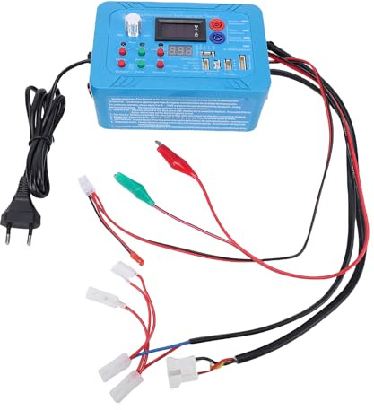 Asixxsix Tester per Frigorifero Inverter, Rilevatore di Guasti del Compressore Multifunzionale con Avviso Cicalino per Test e Riparazione di Valvole Motorizzate a 6 Pin e 5 Pin (Spina europea)