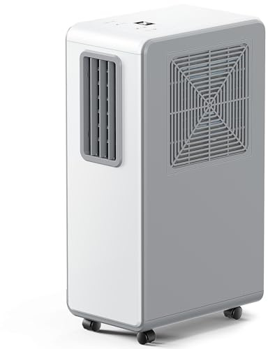 Portable Air Conditioner 4 in 1 Air Conditioning Unit Cooling & Dehumidifier & Cooling Fan Ultra Quiet, 24H Timer Powerful Mobile AC Unit Cooling for Home,Office(white)