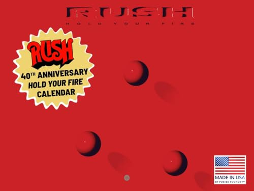 Rush Band Calendar 2027 30th Anniversary Test For Echo Edition Monthly Wall Calender 12 Month | American Made In The USA