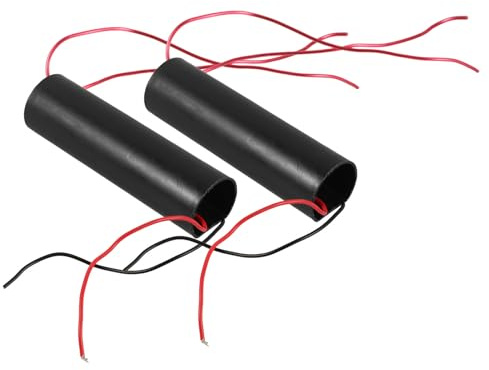 BESTonZON 2 Piezas Generador de Alto Voltaje, Módulo de Potencia de Alto Voltaje 1000kv, Transformador Elevador, Abs, Entrada DC 3-6v, Negro