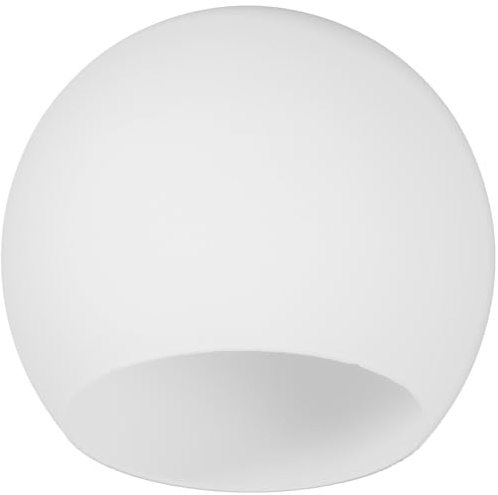 Abat-jour en Verre de Remplacement à Double Ouverture Blanc Suspendre | Lampes de Table, Salon et Décoration Intérieure, Style Moderne Créatif