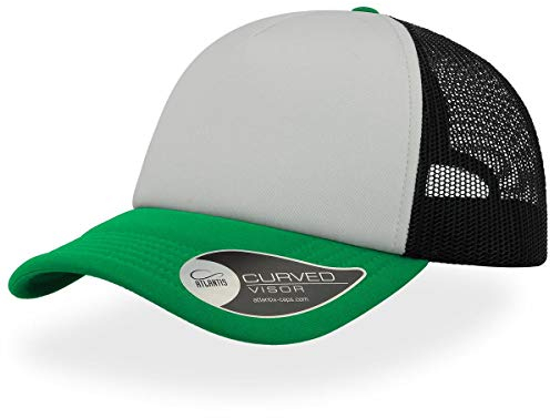 Atlantis Original Trucker Cap, Größe:One Size, Farbe:White/Green/Black