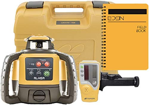 TOPCON RL-H5B Self Leveling Horizontal Rotary Laser with Bonus Eden Field Book IP66 Rating Drop 800m