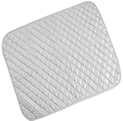 Zerodis Faltbare Bügelmatte graue Baumwolle Bügeldecke Hitzebeständige Dampfmatte (ohne Magnet)(60 * 55cm)