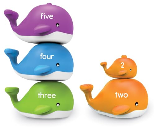 Learning Resources Snap-n-Learn Stacking Whales