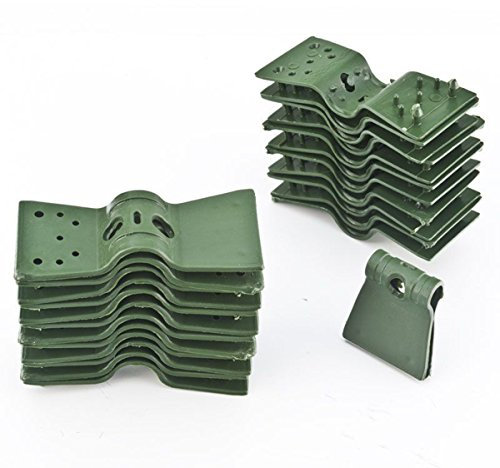 RanDal 100Pcs Plastica Ombra Panno Tessuto Snap Clip Farfalla Forma Giardino Serra Ombra Net Clip - 100Pcs