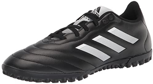 adidas Unisex Goletto VIII Turf Soccer Shoe, Core Black/White/Red, 4.5 US Men