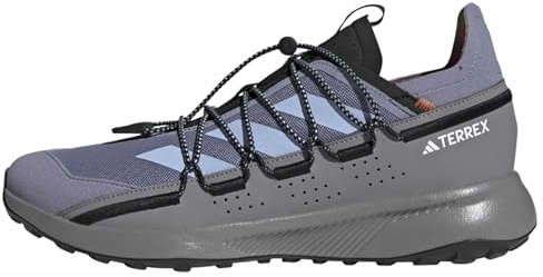 adidas Herren Terrex Voyager 21 Travel Shoes Wanderschuhe, Silver Violet/Blue Dawn/Solar Gold, 46 EU