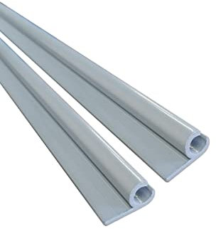 KederUk Campervan Motorhome Caravan Awning Rail C Channel Powder Coated Grey 2.4m (2x120 cm strips)