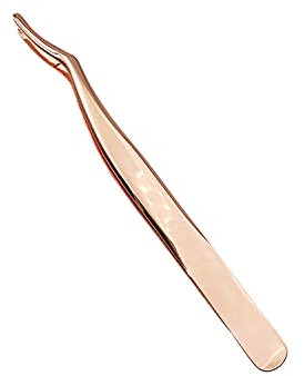 Pince à épiler en Acier Inoxydable de Précision,Pince a Epiler pour les Extension de Faux Cils,Nail Art, Artisanat