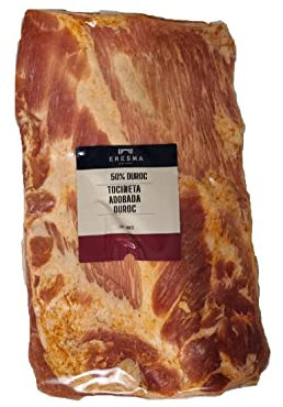 Tocineta adobada duroc Eresma de unos 2 kg. Torreznos crujientes y jugosos