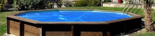 Cubierta isotérmica para piscinas de madera cuadradas 195 x 195 cm