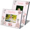 True Statements Baby Bilderrahmen für Fotos 10x15 cm personalisiert mit Namen & Geburtsdaten „Elefantenbaby“ – Fotorahmen Mädchen Jungen – Geschenk zur Geburt Taufe Geburtstag (Rosa, Querformat)