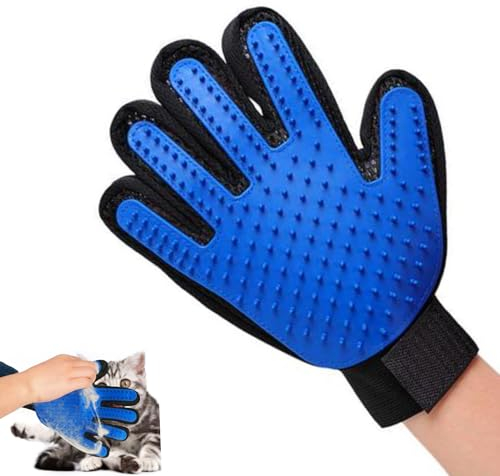 ZHIHUITL Pet Dog Cat Grooming Glove,Pet Glove,Animal Hair Removal Glove,Cat Dog Brush Glove,Cat Dog Brush Glove,Animal Hair Cleaning Glove,For Massage and Cleaning Pets, Effective Hair Care