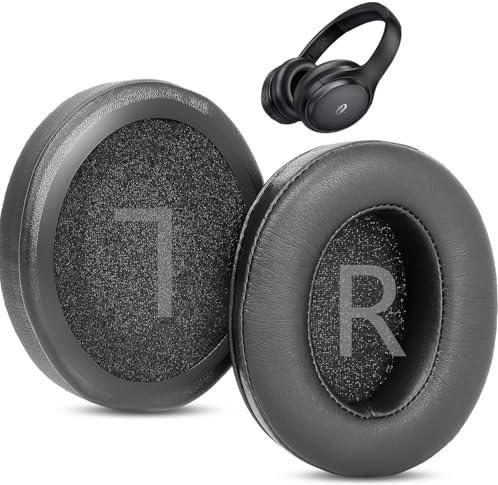 TaiZiChangQin TT-BH085 Ersatz-Ohrpolster, kompatibel mit Taotronics SoundSurge 85/SoundSurge 90/TT-BH090/SoundSurge 60/TT-BH060 Kopfhörer, Protein-Leder-Ohrpolster