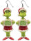 YunYoud Cartoon Weihnachten 𝑮𝒓𝒊𝒏𝒄𝒉𝒔 Ohrringe Drop Dangle Dekoration Kostüme Schmuck Für Frauen Geschenk Neujahr