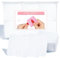 300 Pcs Lint Free Wipes For Nails, Shunshi Nail Wipe Pads, Lint Free Art UV Gel Polish Absorbent Remover Wipes for Diy Nail,Lint Free Wipes Nail Varnish Remover Pads Polish Pads(White)
