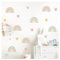 Little Deco Wandsticker viele Regenbogen mit Herzen Wandtattoo Kinderzimmer Set Wandaufkleber Babyzimmer Mädchen Aufkleber Schlafzimmer Wanddeko DL997-04