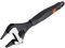 MAXPOWER 8-inch 200mm Adjustable Wrench, Slim Jaw Adjustable Wrench with Soft Grip, Wide Jaw Large Opening, SAE and Metric Scale Marked, Ergonomic Grip