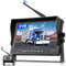 Hodozzy Digitales Kabellos Rückfahrkamera Set,9 Zoll IPS Monitor mit Toter-Winkel-Warnung, IP68 Wasserdicht,150° Weitwinkel,Nachtsicht Rückfahrkameras Funk Aufzeichnung,PKW/Wohnmobil/Van12V-24V