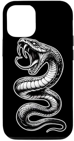 Snake Serpent Coil Cobra Venom Blackwork Case for iPhone 13