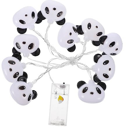 Anneome 1satz Panda Lichterkette Flammige Dekorative String Lights Für Schlafzimmer Wohnzimmer Und Feierlichkeiten Batteriebetrieben Langlebig Atmosphäre Für Zuhause Und Veranstaltungen