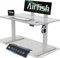 Airfish Scrivania Regolabile in Altezza 120x60cm Scrivania da Ufficio con USB Scrivania Elettrica con Funzione di Memoria Standing Desk con Sistemi Anti-Collisione Altezza Regolabile 73–118cm,Grigio