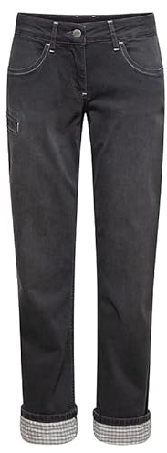 Chillaz Damen Working Pants 2.0 Denim Black Freizeithose Damenhose Jeans Kletterhose Trekkinghose (36)