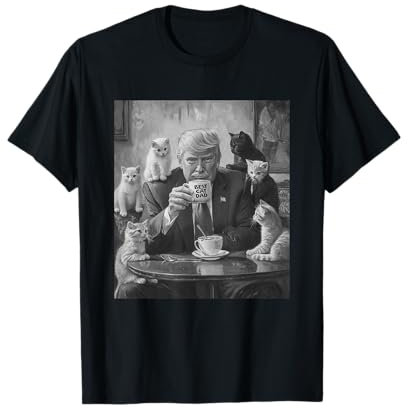 Trump Best Cat Dad Funny Cat Lover T-Shirt