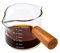 Salsera con tapa Jarra de cristal for salsa, 75ML, jarra for servir, for salsa, crema, salsa, for combinar con todos los diseños de cocina Salsera de Acción de Gracias