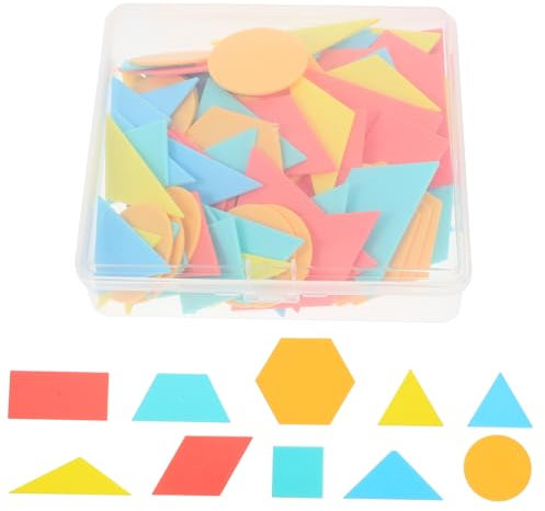 VICASKY 100stücke Teile Geometrische Form Lernen Kit Für Junge Mädchen Geometrische Formen Lernen Für Schule Und Eltern