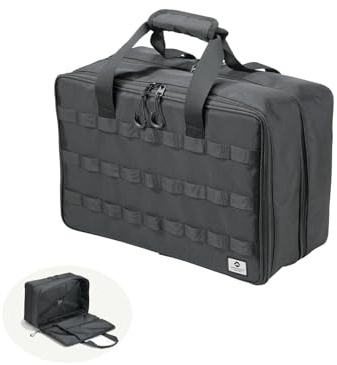 camping moon CAMPINGMOON Carry Case for IGT Tabletop Flat Burner Storage Bag Black BK-46