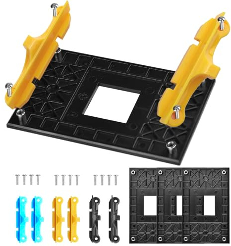 DeJivsin 3 Backplate für AM4, AM4 Backplate CPU, Bracket Plastic, Retention Mount Modul CPU Backplate, Backplate Lüfter-Kühler-Halterung für Wasser