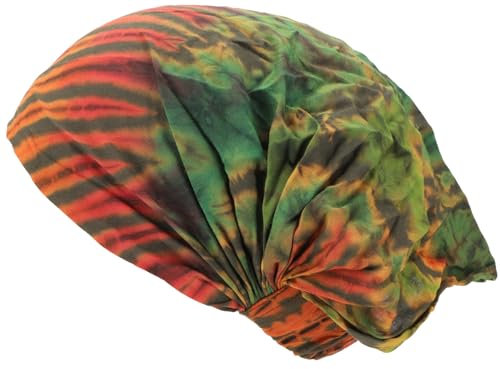 GURU SHOP Einmaliges Batik Haarband, Kopfband, Bandana Kopfbedeckung, Stirnband - Grün