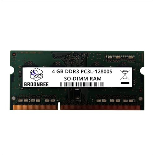 Broonbee Laptop Arbeitsspeicher | 4 GB DDR3 1600 MHz RAM | Memory Upgrade für Lenovo ThinkPad G70-70 G70-80 | SODIMM Laptop-Speicher PC3L-12800S CL11