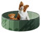 Generic Piscine pliable pour chien, baignoire portable avec vanne de vidange, pour extérieur, vert, S 80 x 20 cm