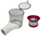 Accessoires, ensemble poubelle, bac à poussière, cyclone, maille métallique, pièces de rechange, accessoire, compatible avec l'aspirateur Jimmy, JV53(A)