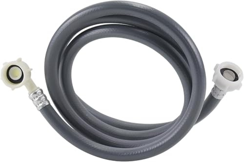 1.2m Flexible Water Inlet Hose for Washing Machines and Dishwashers - Cold Water Supply Connector with Durable Leak-Resistant Design
