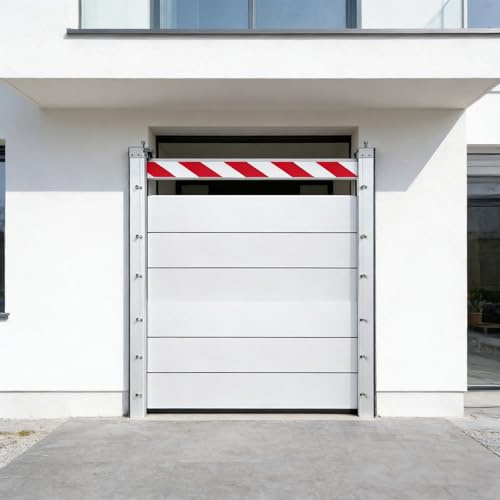 Batardeau Anti-Inondation L 220cm x H 20cm Barrière, Barriere Anti Inondation Porte, Batardeau Anti Inondation Porte, avec Joints En Caoutchouc, ClôTure Anti-Inondation éTanche