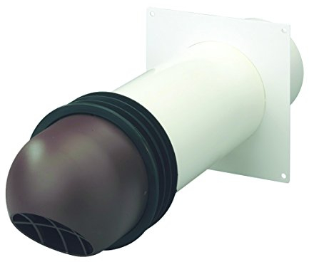 6 150mm High Rise Ventilator. Brown Grill for Tumble Dryer/Extractor Fan/Cooker Hood etc. (Brown)