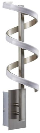 Lindby LED Wandleuchte, Wandlampe Innen Pierre (Modern) in Alu aus Metall (1 flammig) - Wandstrahler Wandbeleuchtung Schlafzimmer/Wohnzimmer Flurleuchte