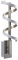 Lindby LED Wandleuchte, Wandlampe Innen Pierre (Modern) in Alu aus Metall (1 flammig) - Wandstrahler Wandbeleuchtung Schlafzimmer/Wohnzimmer Flurleuchte