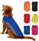 TFENG Reflektierend Hundejacke Brust 34-42cm, Rückenlänge 27cm Wasserdicht Hundemantel Warm gepolstert Puffer Weste Welpen Regenmantel mit Fleece (Größe XS, Blau)
