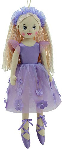 Sweety Toys 11872 Ballerina - Bambola di peluche, 50 cm, colore: Lilla
