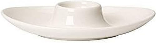Villeroy & Boch New Cottage Basic Lot de 4 coquetiers en porcelaine de qualité supérieure Blanc 15 x 13 cm