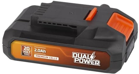 Batterie Powerplus Dual Power 2,0 Ah de 20 V POWDP9021 - pour Outils de Bricolage sans Fil de 20 V - LED d'Indication de Puissance - Plateforme de Batterie